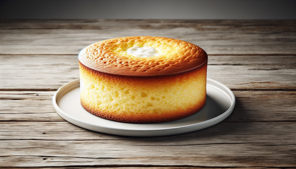 Bolo de leite caseiro pronto, macio e dourado