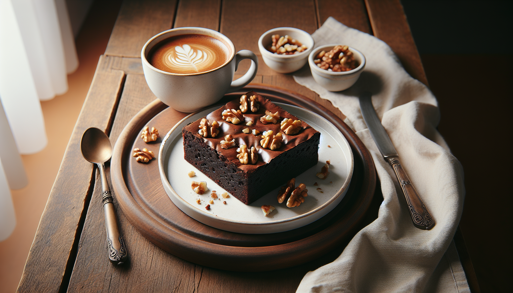 Brownie com nozes, uma variação deliciosa da receita tradicional